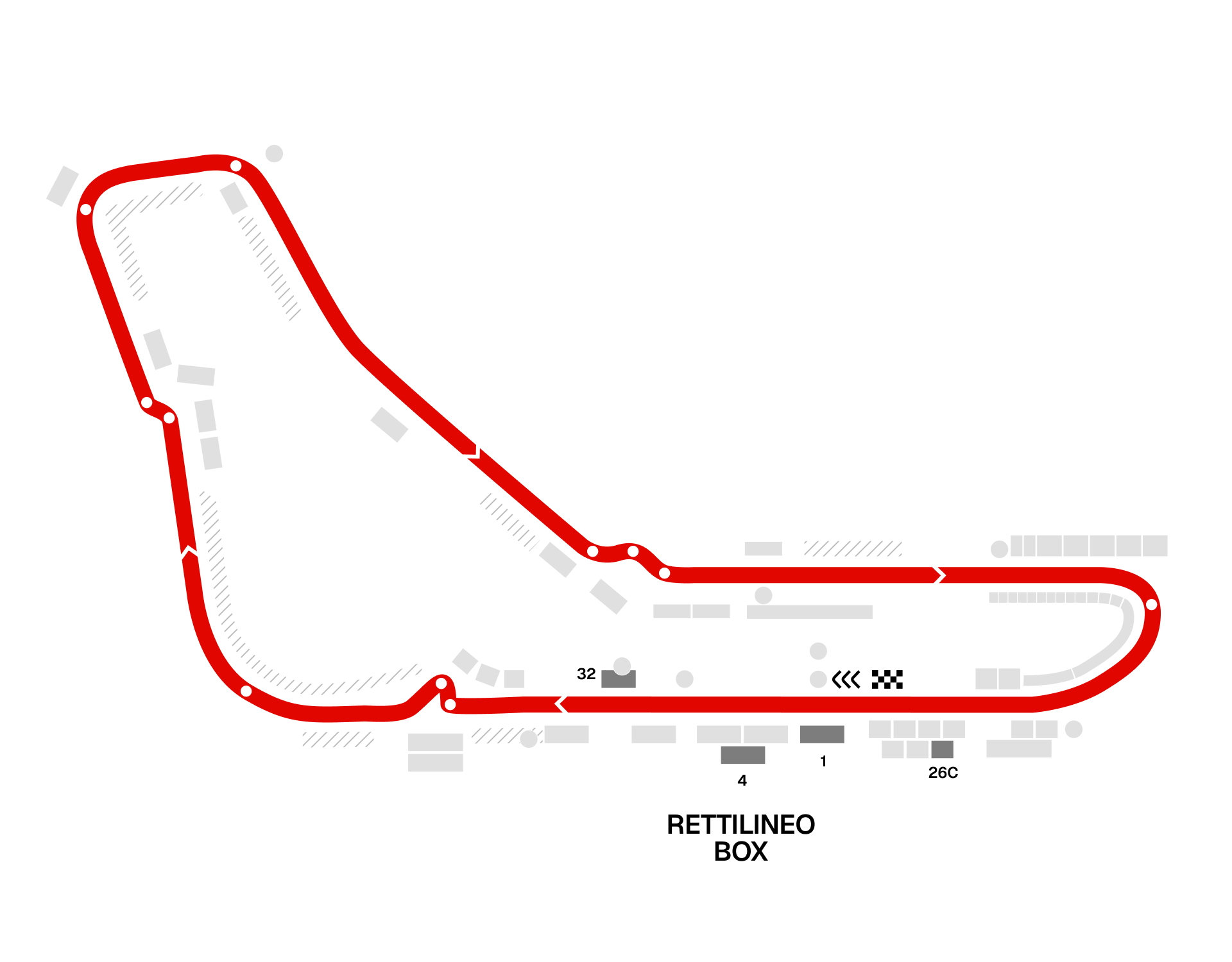 Monza Track Outline
